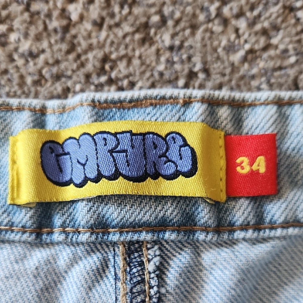 Empyre Light Blue Relaxed Men Jeans - Picture 2 of 6